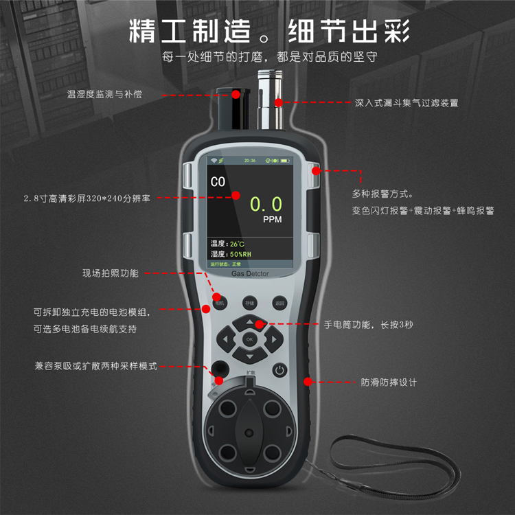 手持式復(fù)合氣體檢測(cè)儀